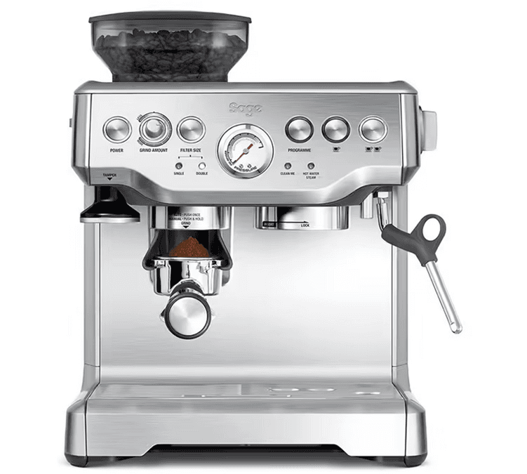 Sage the Barista Express Siebträgermaschine Edelstahl