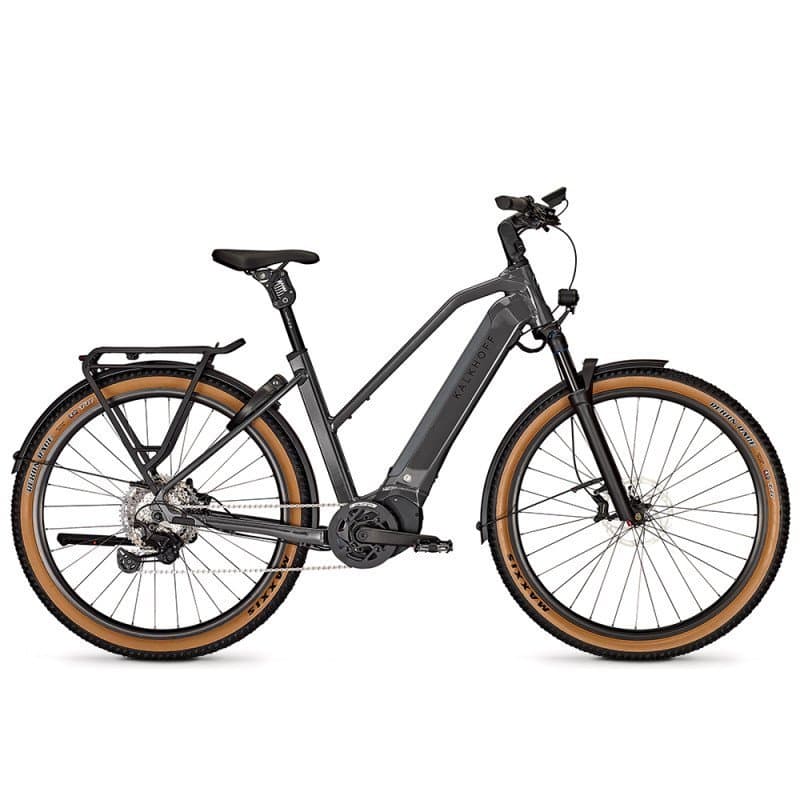 Vélo de randonnée électrique Kalkhoff Entice 5+ Advance (2024) - NOIR - Trapèze