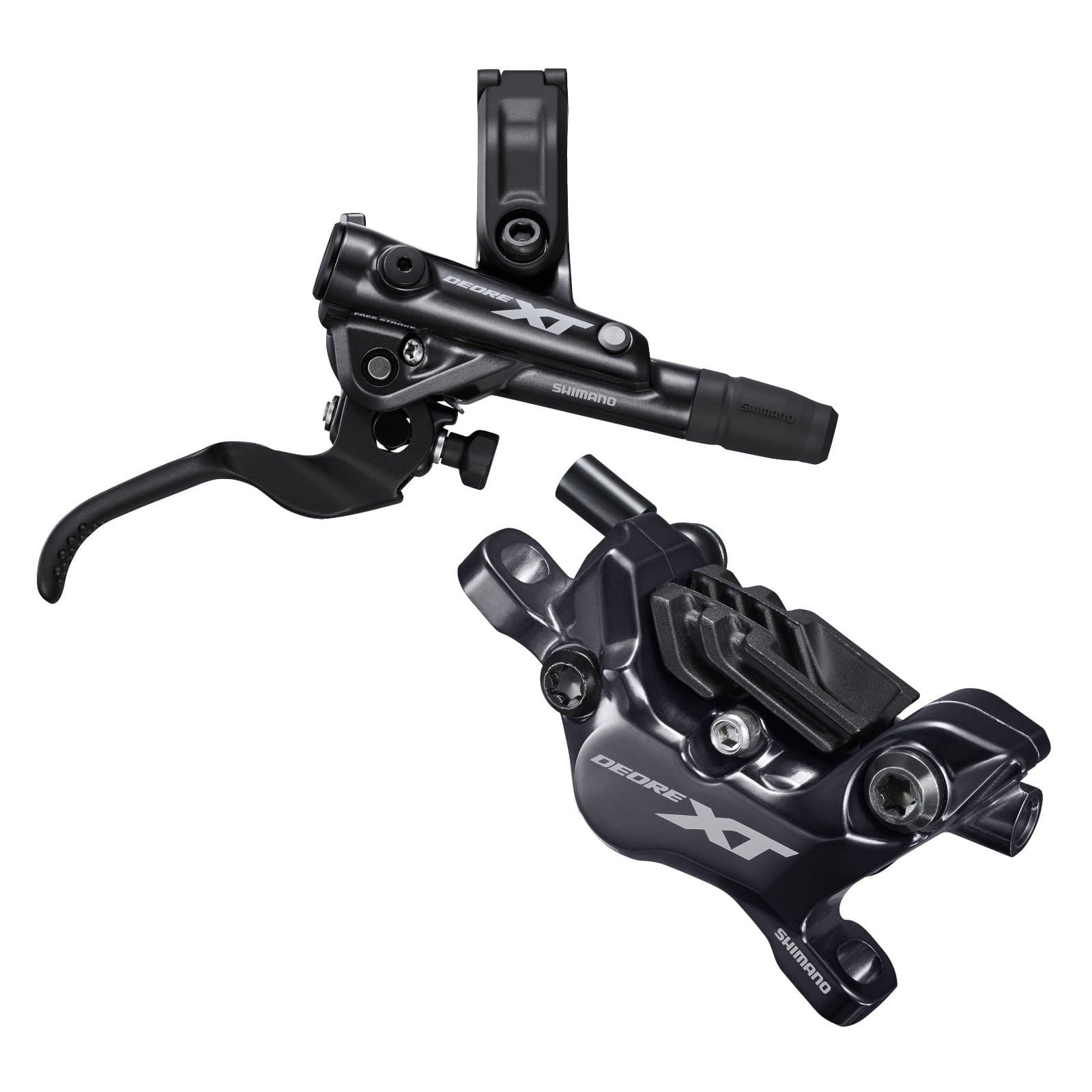 Freins à disque hydrauliques Shimano Deore XT BL-M8100 + BR-M8120 Enduro/Trail - I-Spec EV - J-Kit - Set RW