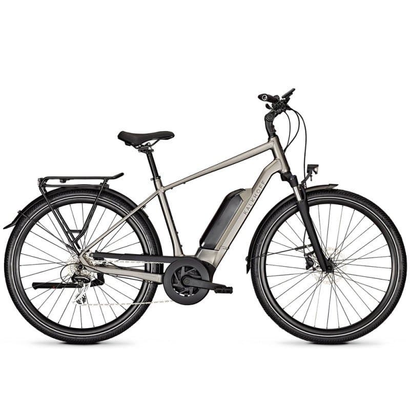 VTC électrique Kalkhoff Endeavour 1 Move - 545 Wh - Gris foncé - Diamant