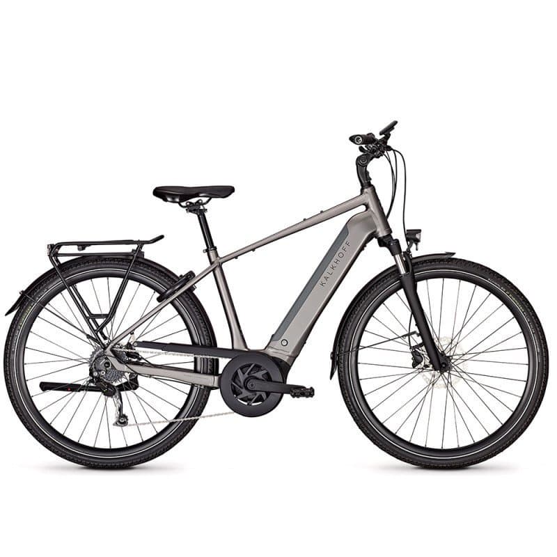VTC électrique Kalkhoff Endeavour 3.B Move - GRIS - 500 Wh - Haut