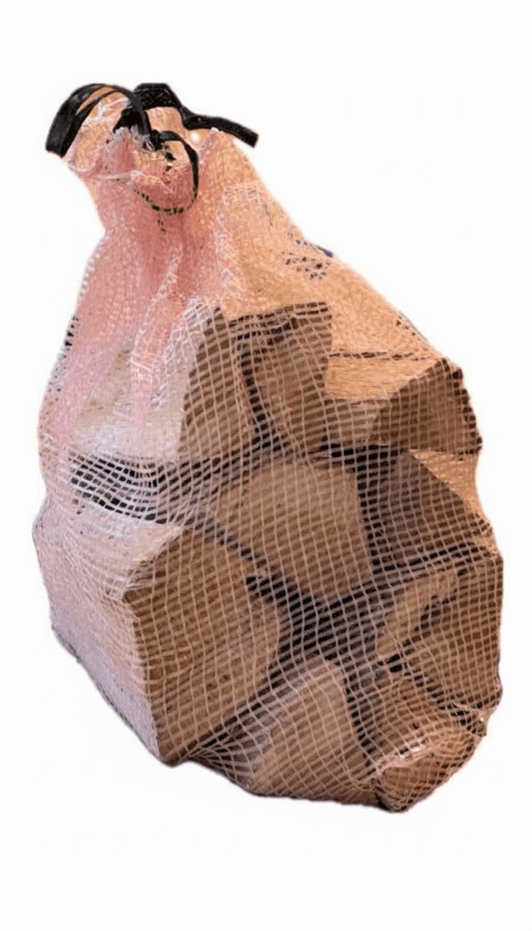 Brennholz Eiche 25 cm 22 Liter Sack