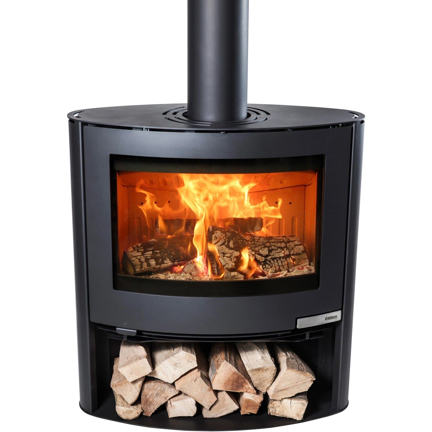 Aduro 15.2 Kaminofen Stahl Schwarz 6,5 kW mit Automatik