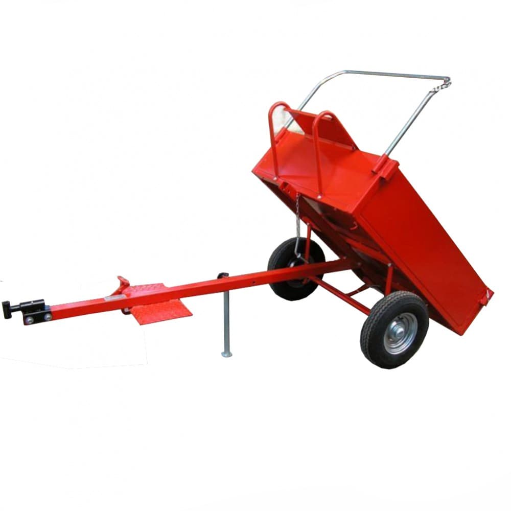 Reboque agrícola basculante motocultivador Roda 500 estrada