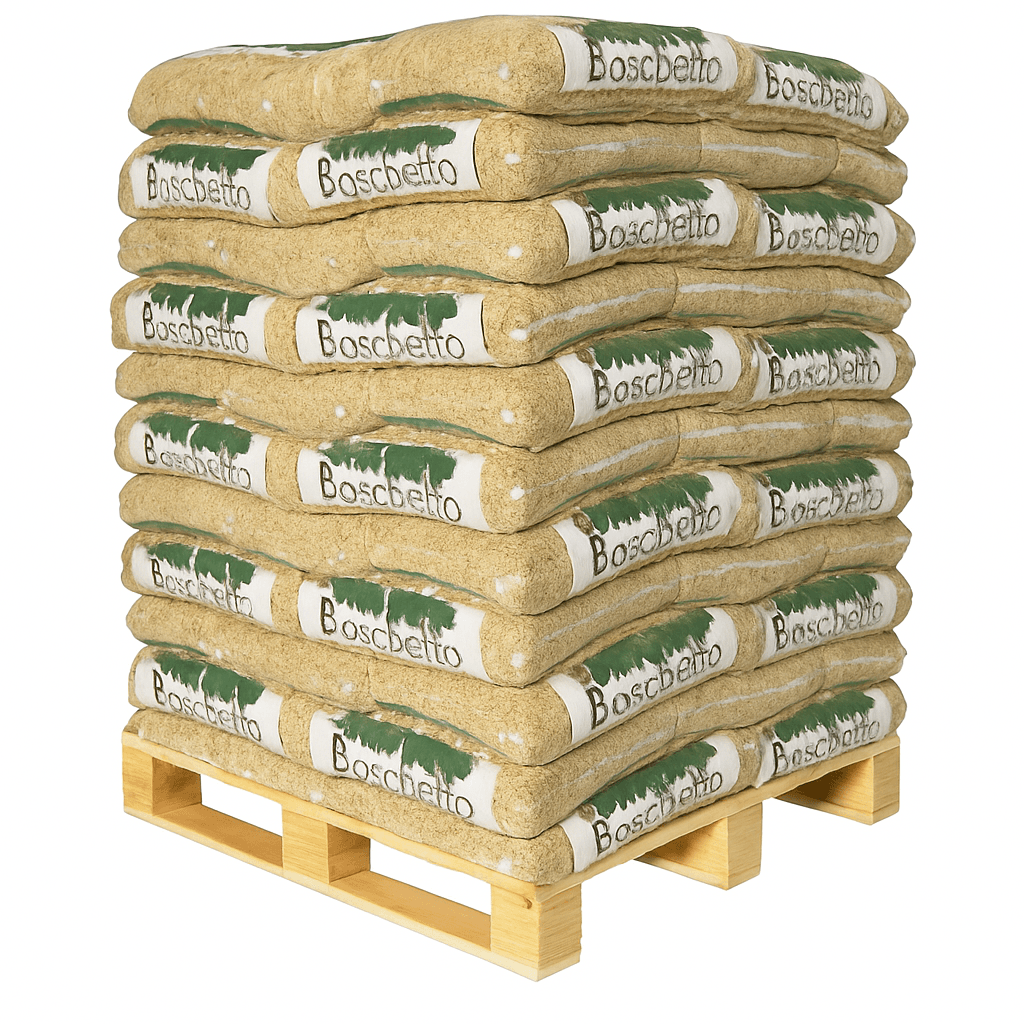 Palete de pellets abeto 78 sacos de 15kg