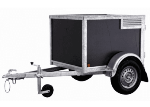 Remorque BW Trailers 2 chiens marron