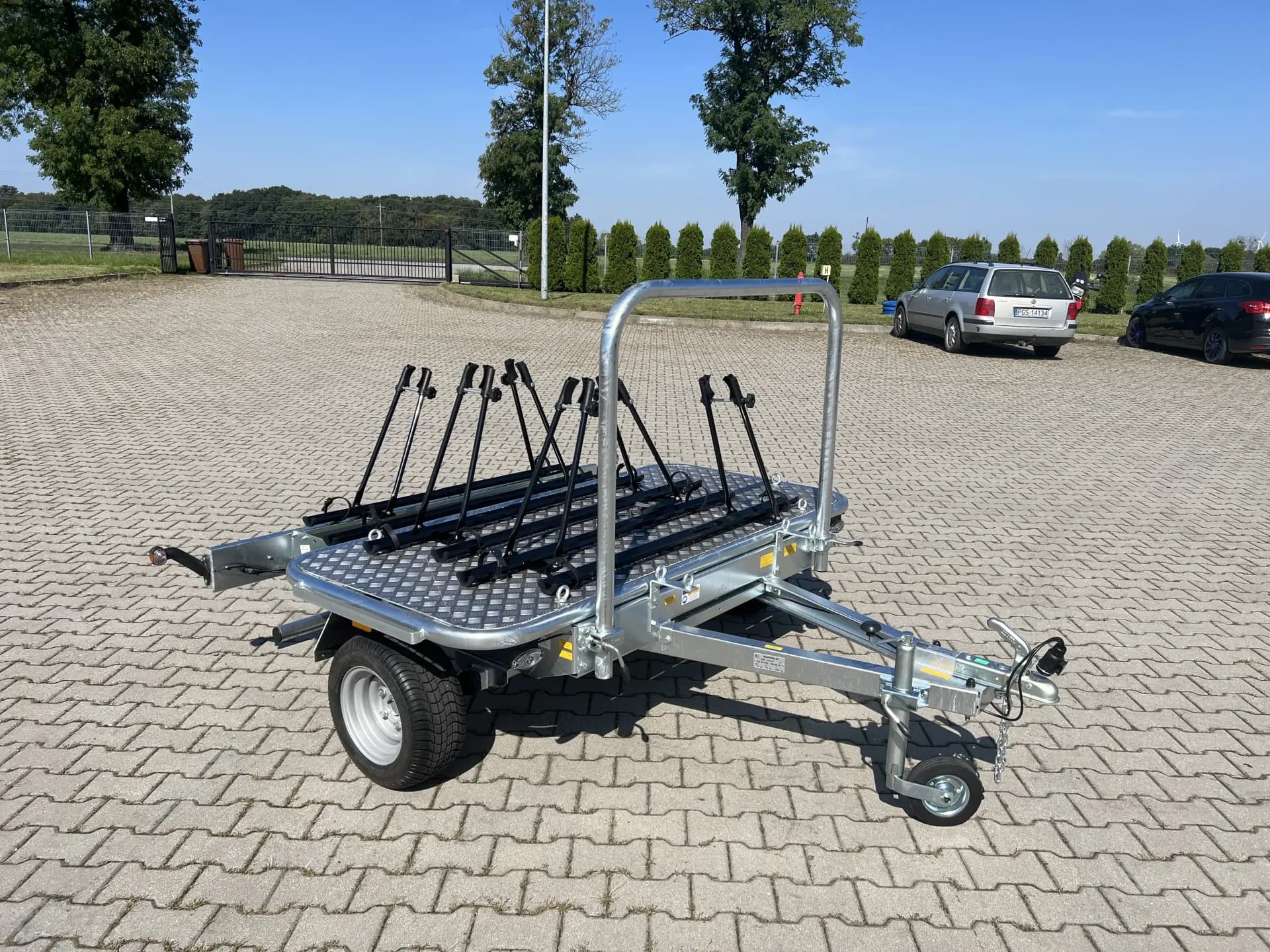 Porte-moto transversale camping-car