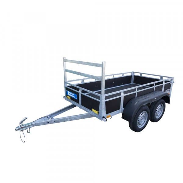 Remorque en bois 2m57x1m57 750kg 2 essieux