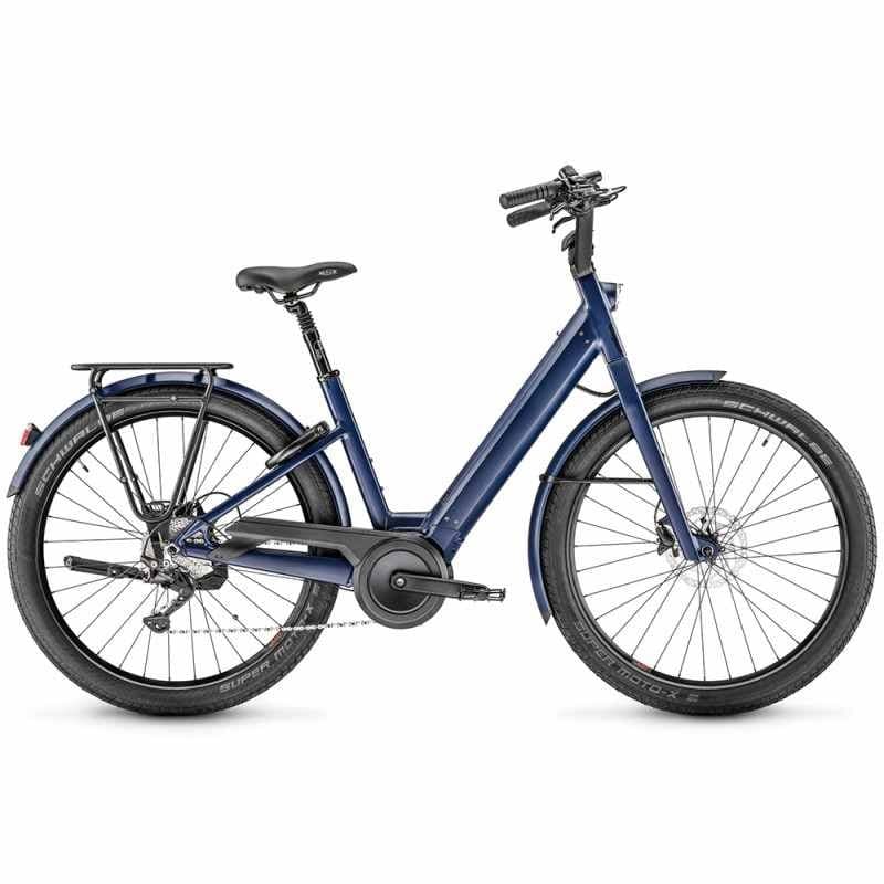 Moustache Lundi 27.1 Vélo de ville électrique - Bleu , 400 Wh