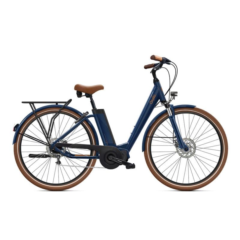 Vélo de Ville Électrique O2Feel iVog City Up 5.1 Univ Shimano Nexus 7V 360 Wh 28" Blanc Lin - Bleu , iPower Fit DUO 720