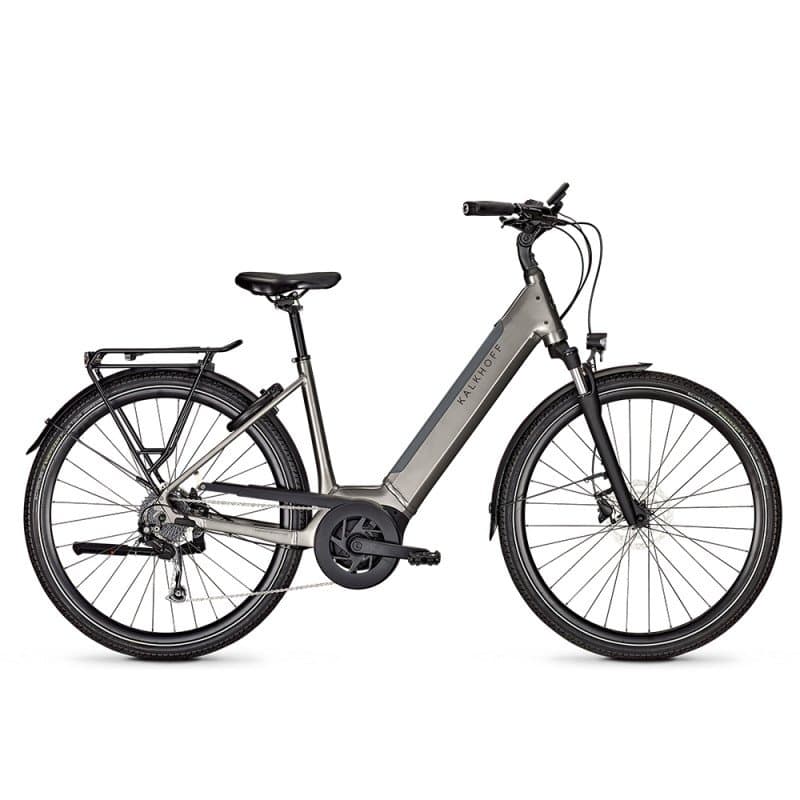 VTC électrique Kalkhoff Endeavour 3.B Move - Gris , 500 Wh , Bas