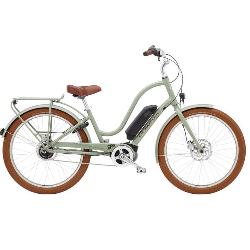 Vélo électrique ville Electra Townie Go! 5I EQ STEP-THRU - Vert