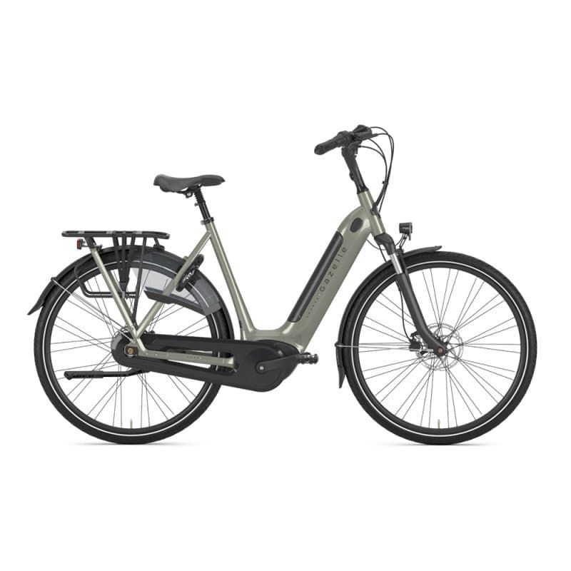 Vélo de ville électrique Gazelle Grenoble C7+ HMB - Bas , Beige