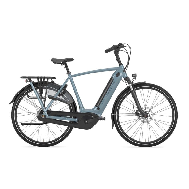 Vélo de ville électrique Gazelle Grenoble C7+ HMB - Haut , Bleu