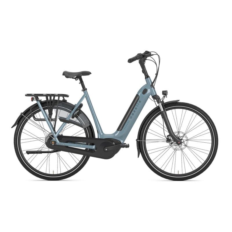 Vélo de ville électrique Gazelle Grenoble C7+ HMB - Bas , Bleu
