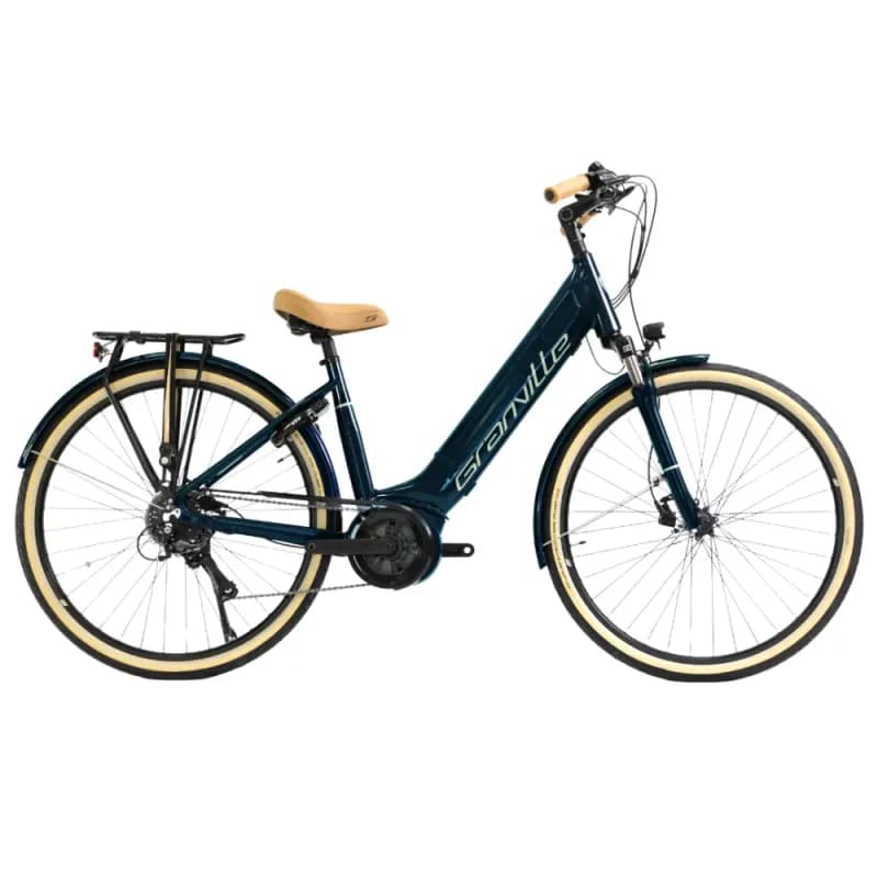 Vélo électrique ville Granville E-Integrated 30 plus 500Wh - Bleu foncé