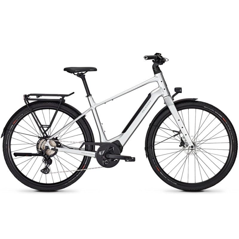 VTC électrique Kalkhoff Endeavour L Excite - 400 Wh - Argent , Diamant