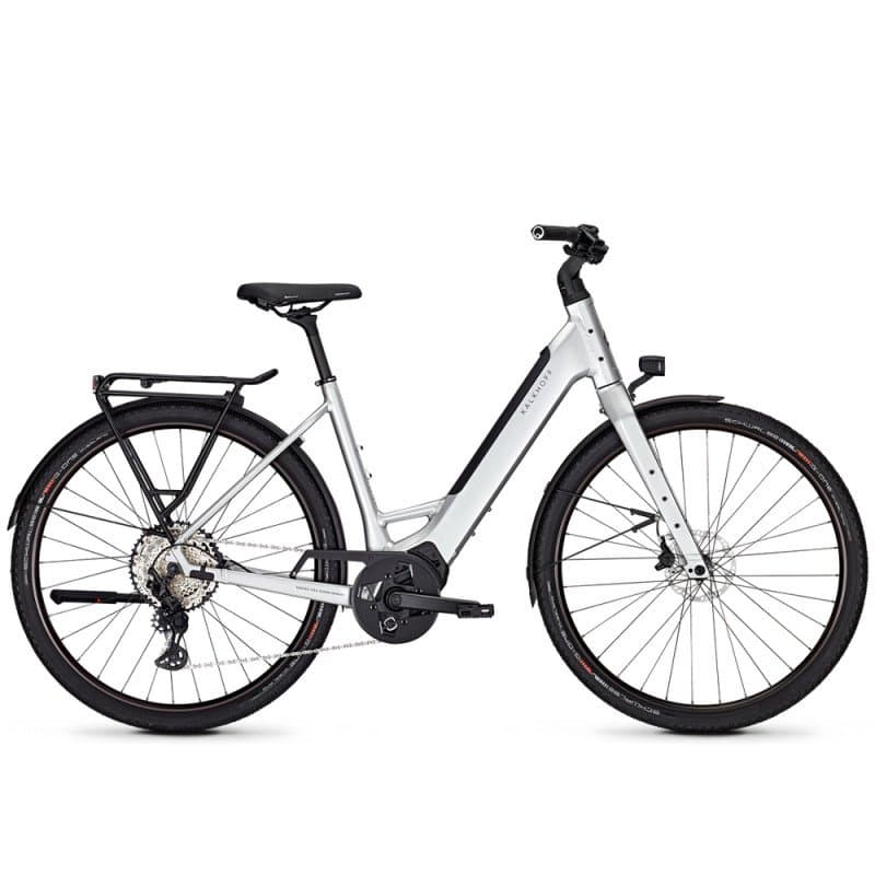 VTC électrique Kalkhoff Endeavour L Excite - 400 Wh - Argent , Wave
