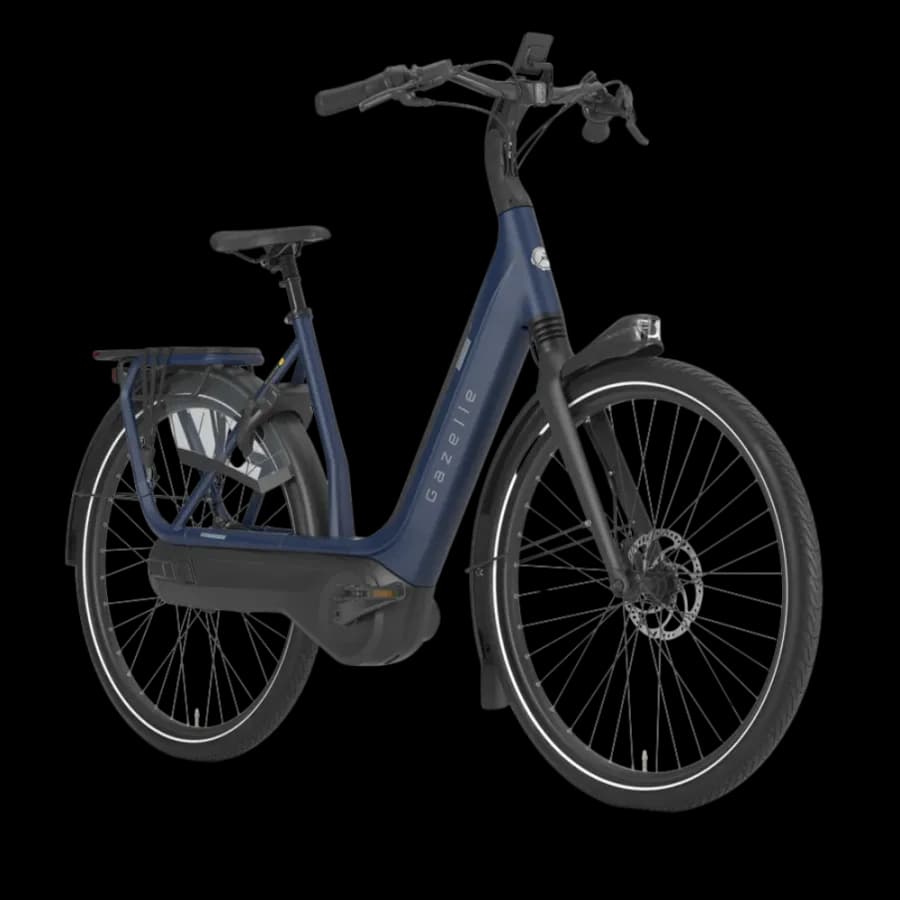 VTC électrique Gazelle Avignon C8 HMB - Bas , 625 Wh , Bleu