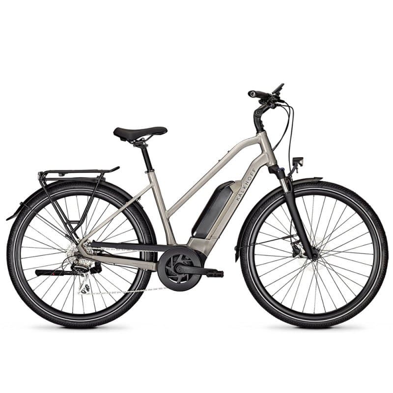 VTC électrique Kalkhoff Endeavour 1 Move - 545 Wh - Gris foncé , Trapèze