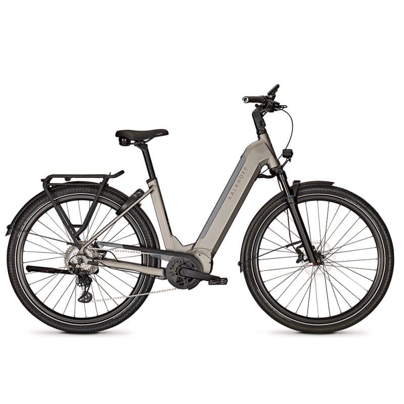 VTC électrique Kalkhoff Endeavour 5+ Advance - 625 Wh - Gris , Wave
