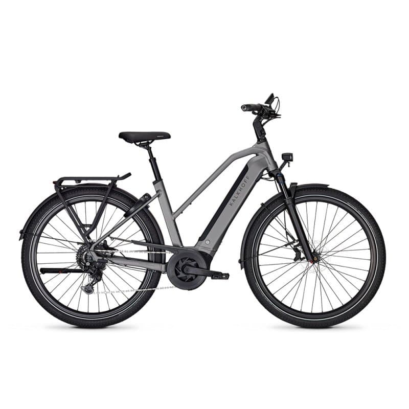 VTC électrique Kalkhoff Endeavour 5+ Move - 625 Wh - Gris , Trapèze