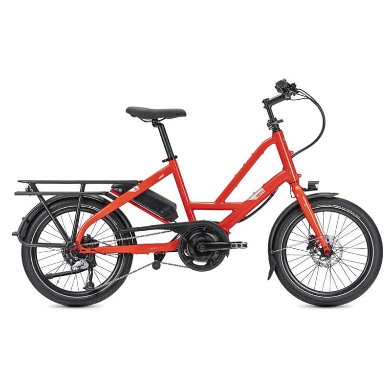 Vélo cargo électrique Tern Quick Haul D8 - Rouge