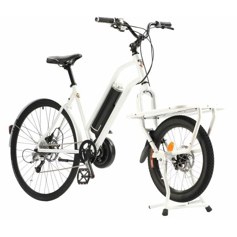 Vélo électrique Bocyclo Cargo Compact - Blanc