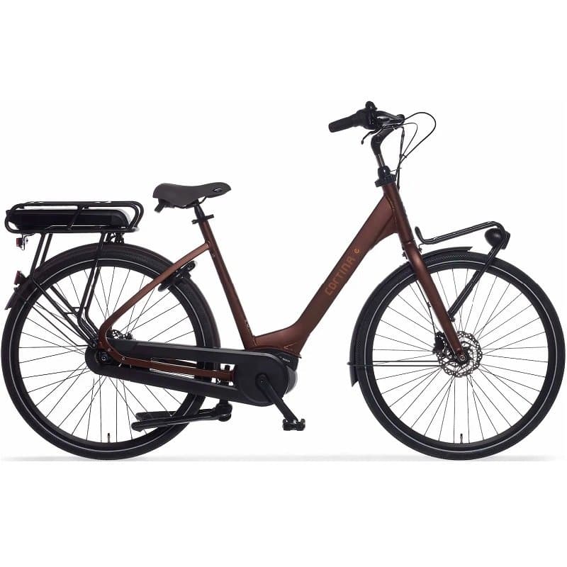 Vélo électrique Cortina E-Common Family - 500 Wh , Bordeaux