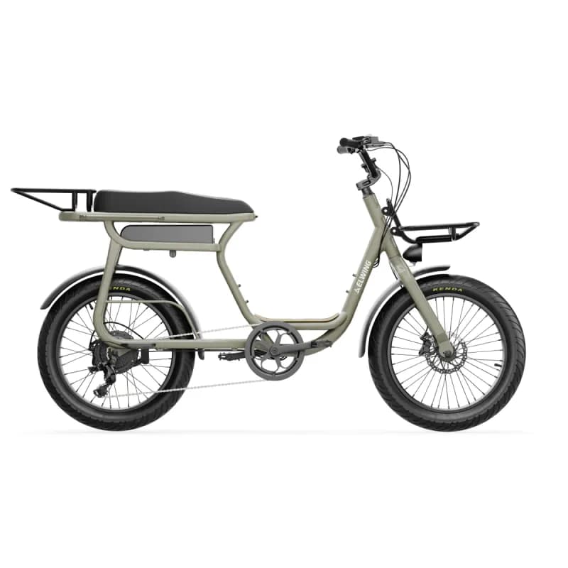 Vélo électrique Elwing Yuvy Compact Cargo - Vert