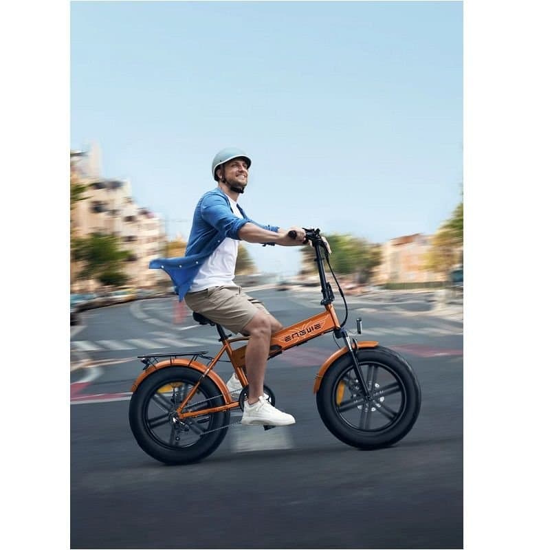 Vélo électrique Engwe EP-2 Boost, autonomie 120 km, conforme à la réglementation européenne - Orange
