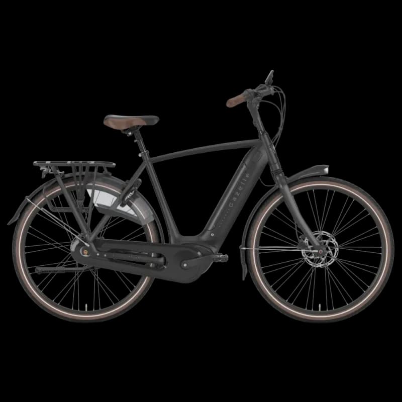 Vélo électrique Gazelle Grenoble C8 HMB - Haut , 540 Wh , Noir