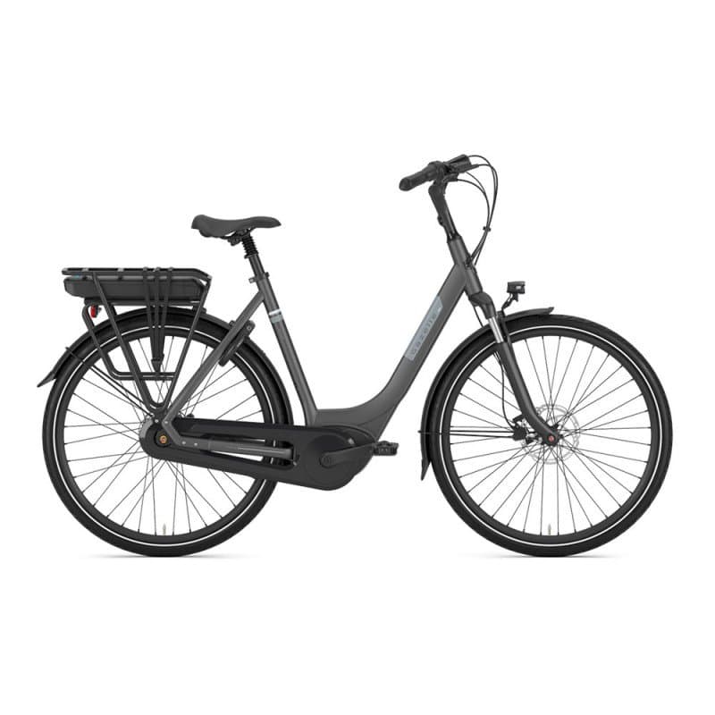 Vélo électrique Gazelle Paris C7+ - Bas , 500 Wh , Gris