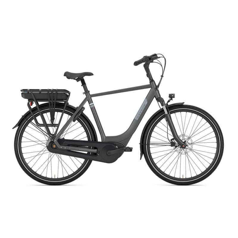 Vélo électrique Gazelle Paris C7+ - Haut , 400 Wh , Gris