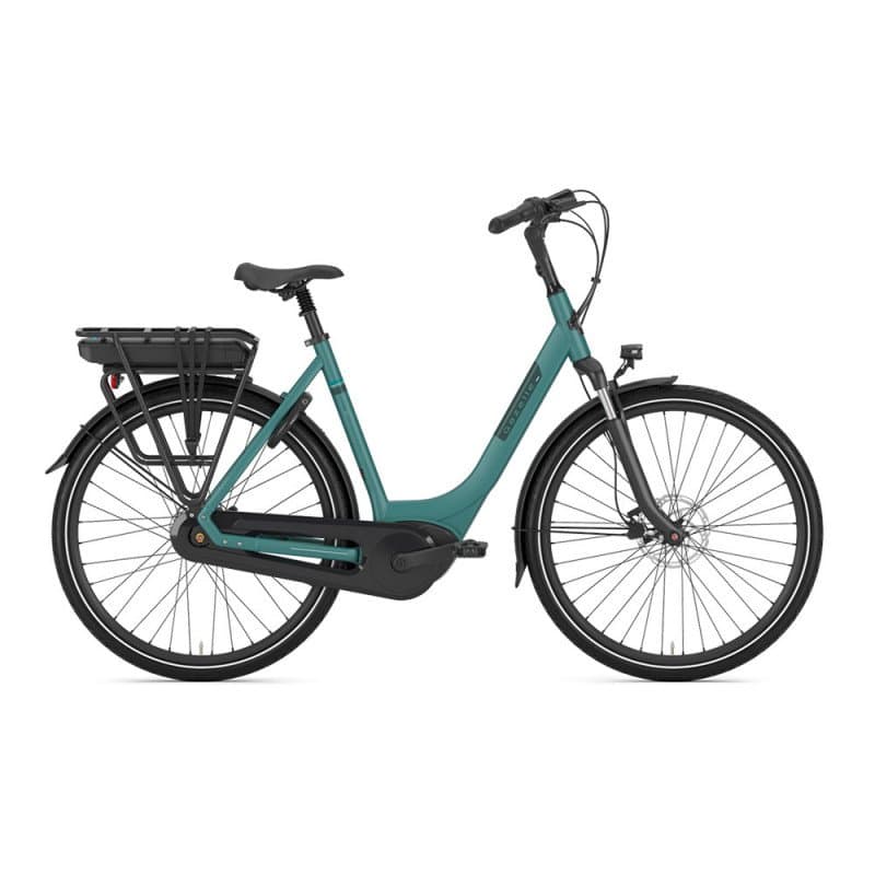 Vélo électrique Gazelle Paris C7+ - Bas , 400 Wh , Vert