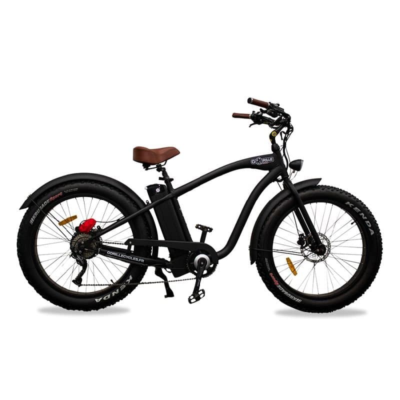 Fatbike électrique Gorille Mâle - Noir
