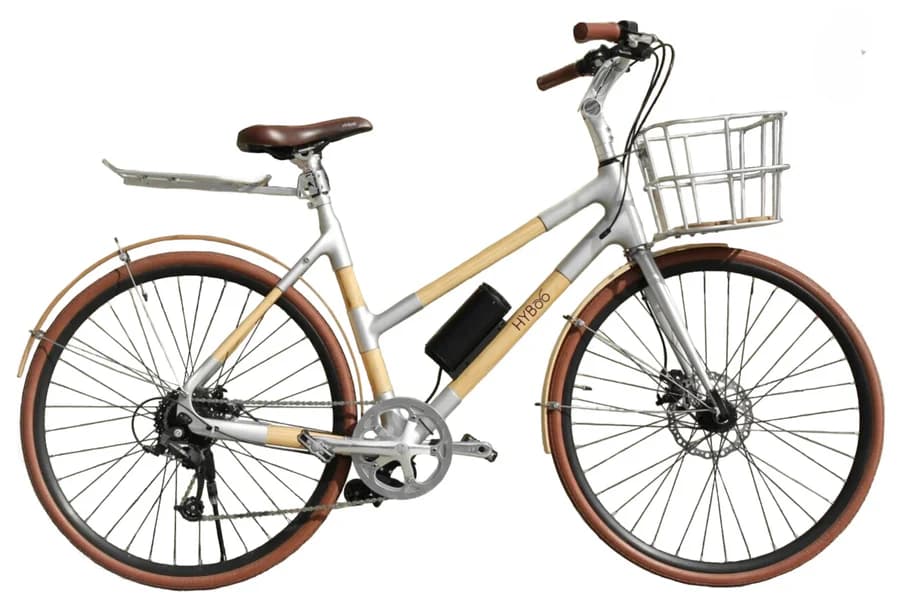 Vélo électrique Hyboo Comfort - Gris , avec assistance