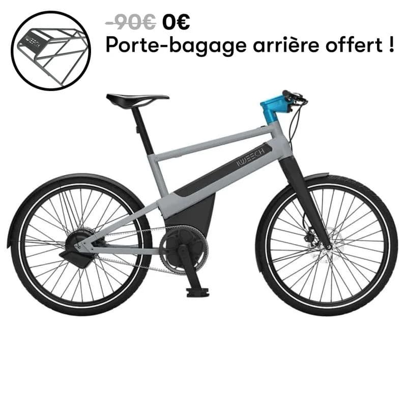Vélo électrique IWEECH 24" S+ - Gris