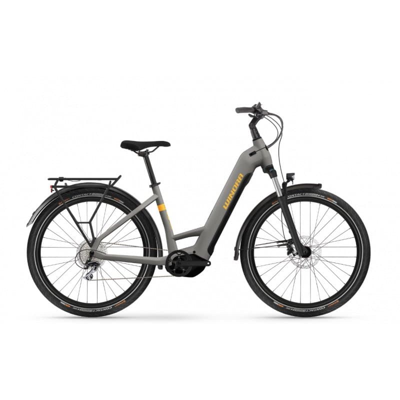 Vélo électrique Winora Yucatan X8 low 2024 - Gris