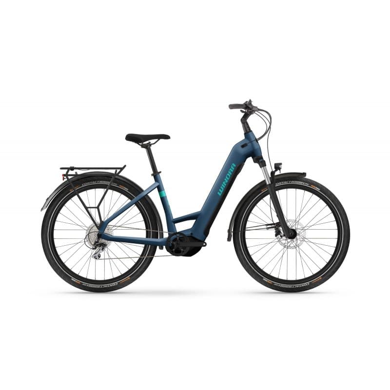 Vélo électrique Winora Yucatan X8 low 2024 - Bleu