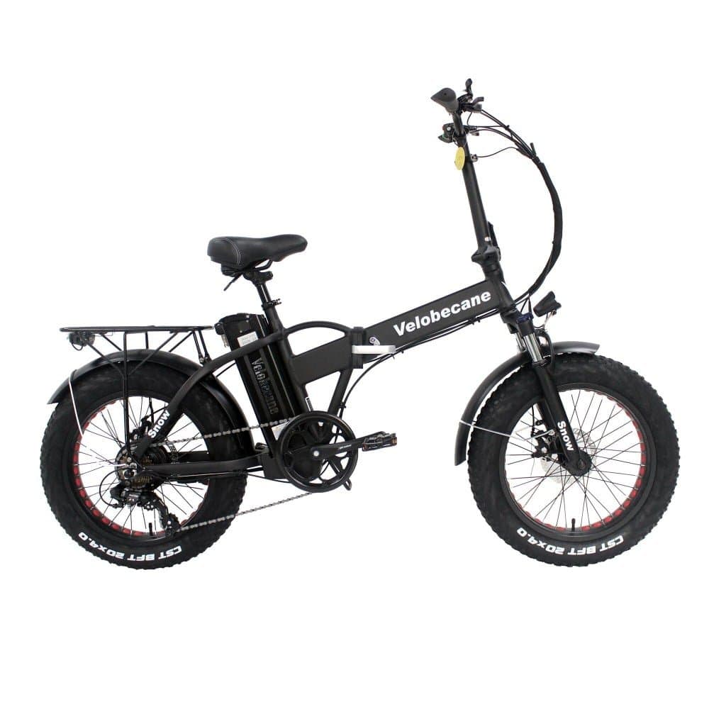 Velo electrique fatbike pliant Velobecane Snow - 540 Wh (36V 15Ah) , Noir