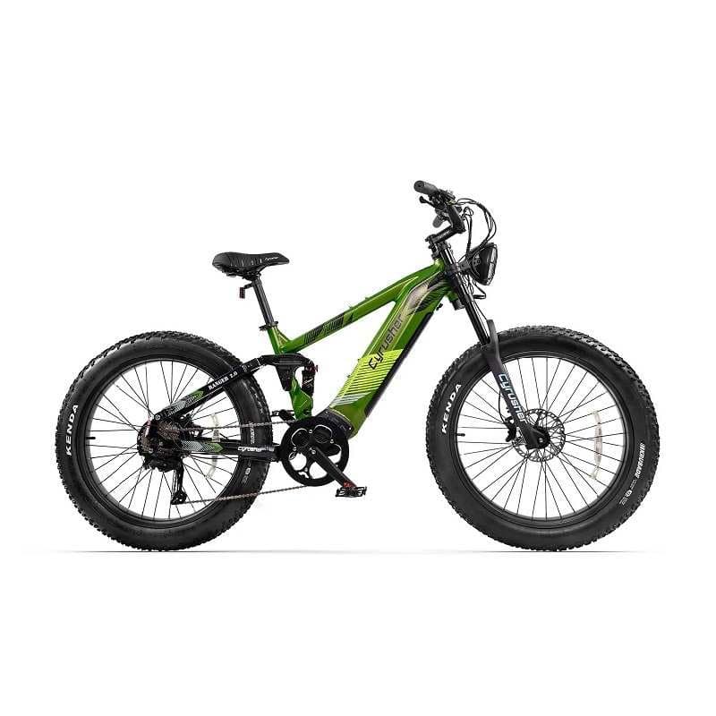 Vélo électrique tout-terrain Cyrusher Ranger 2.0 - Vert - 750W/45KM/H