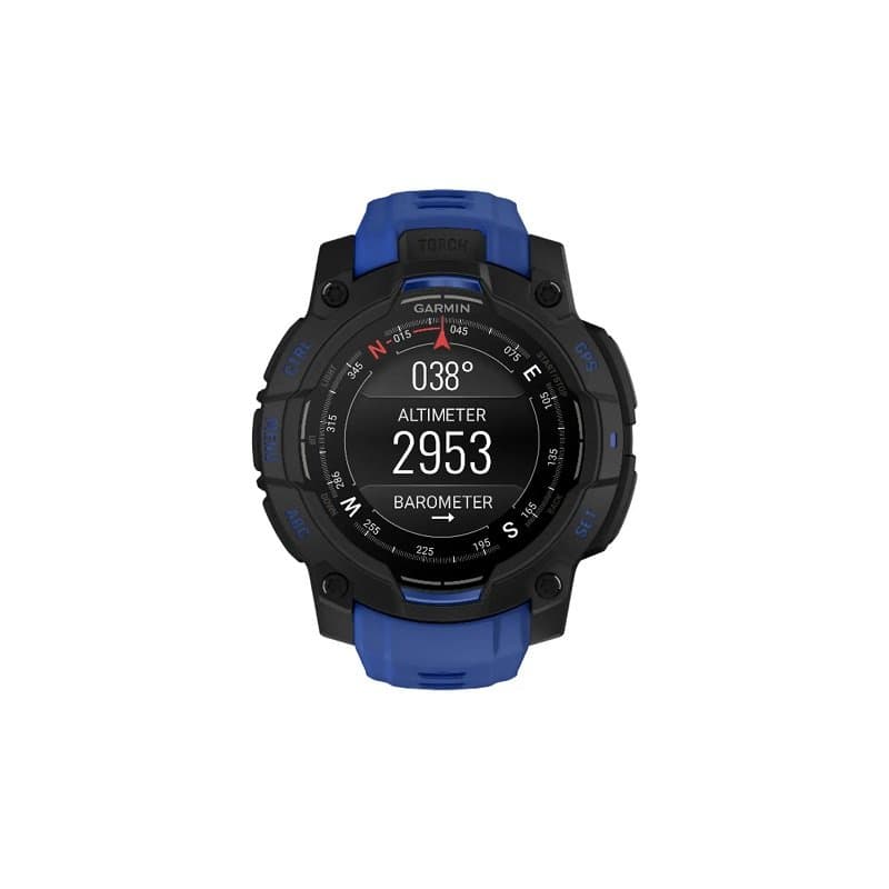 Montre Garmin Instinct 3 AMOLED 50 mm - 45 mm , Noir - bleu