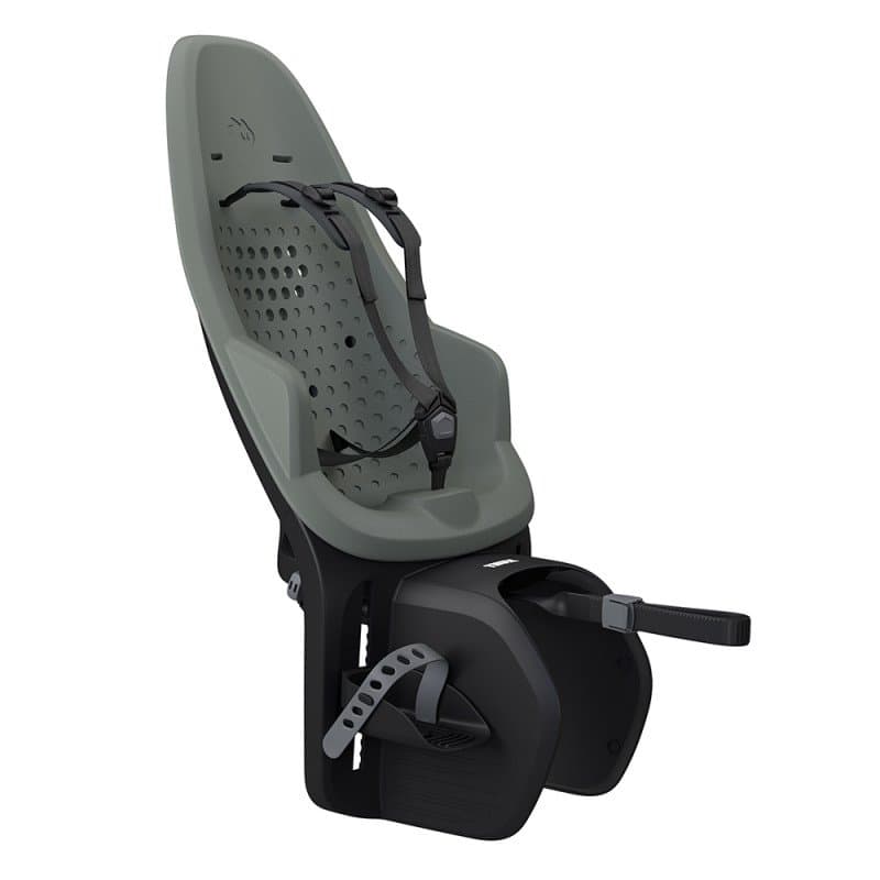 Porte-bébé vélo Thule Yepp 2 Maxi arrière sur porte-bagages - Gris