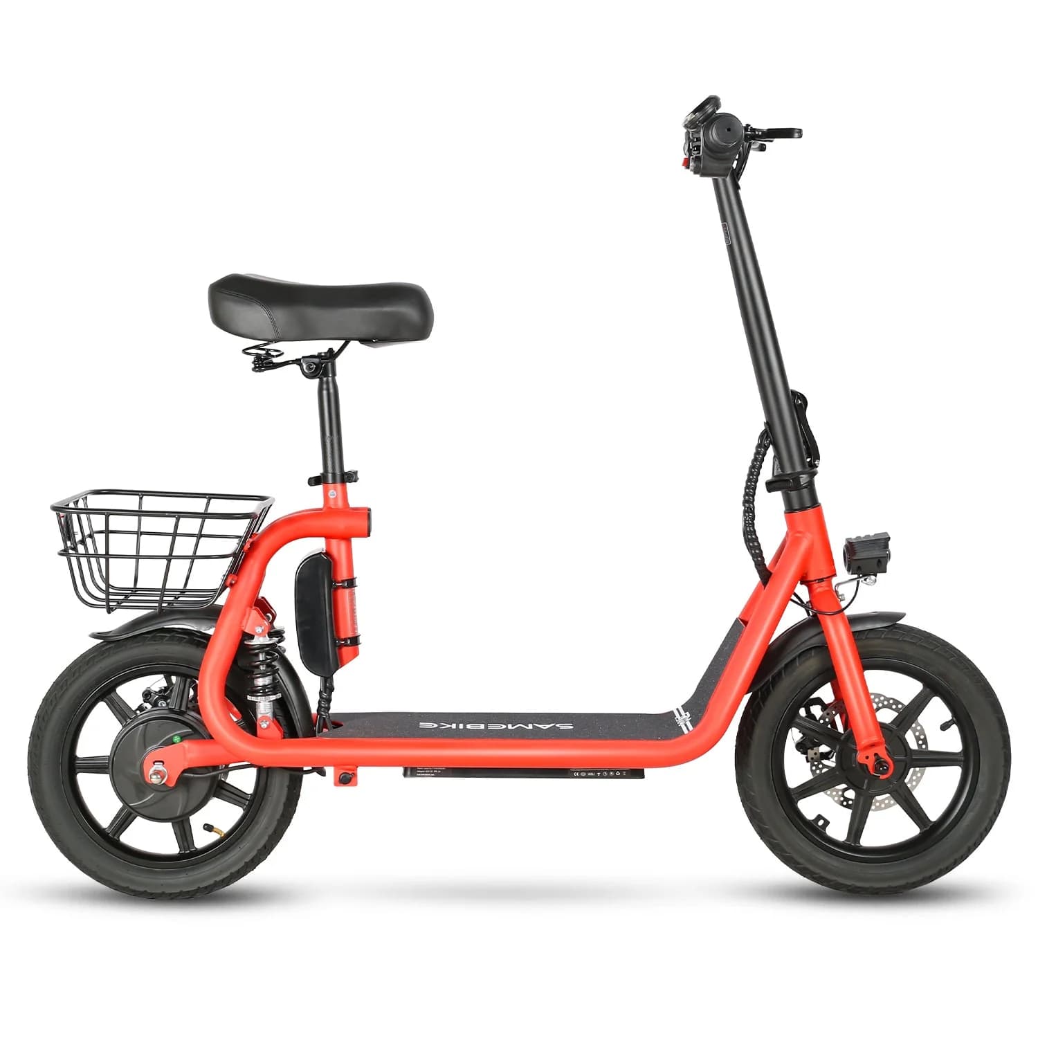 Trottinette électrique SAMEBIKE SM-C02 500W Moteur - Rouge