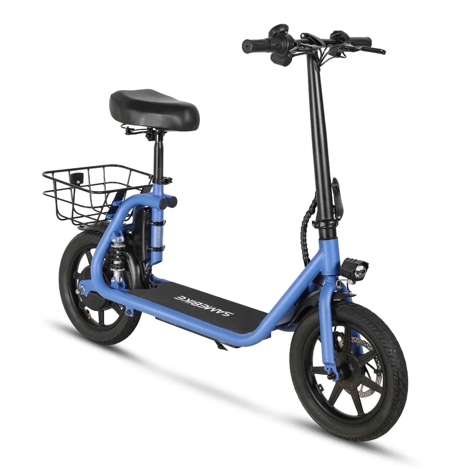 Trottinette électrique SAMEBIKE SM-C02 500W Moteur - Bleu