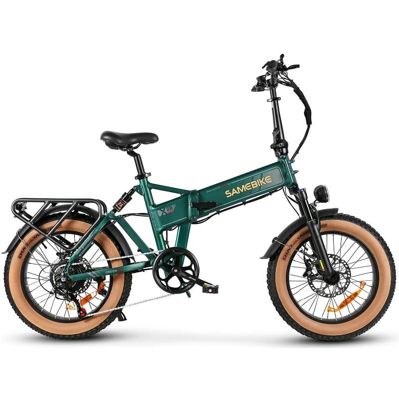 VTT électrique SAMEBIKE XWLX09-II 1000W à Pneus Larges - Vert