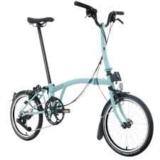 Vélo Brompton C Line pliant 12 vitesses - Bleu