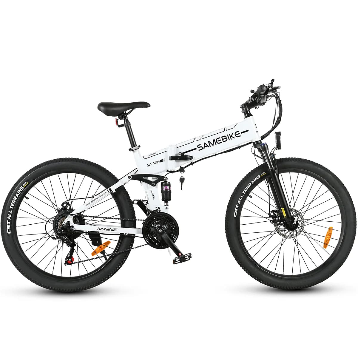 Vélo électrique Pliant SAMEBIKE LO26-II-FT Moteur 750W - Blanc