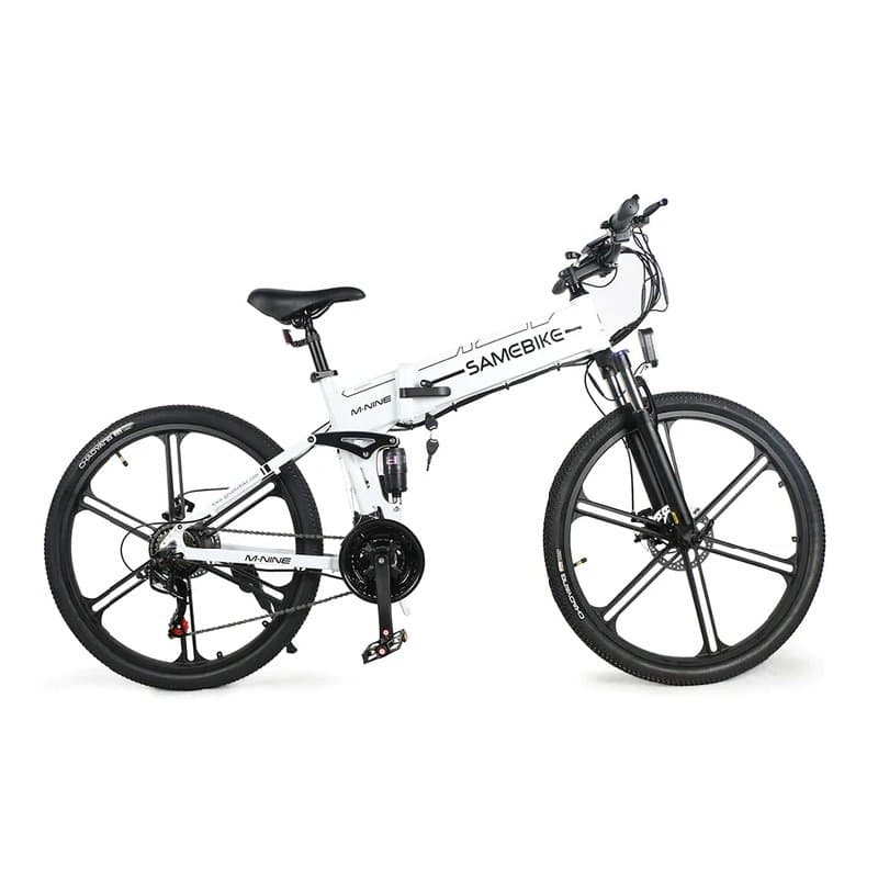 Vélo électrique Pliant SAMEBIKE LO26-II-IT 500W Moteur - Blanc